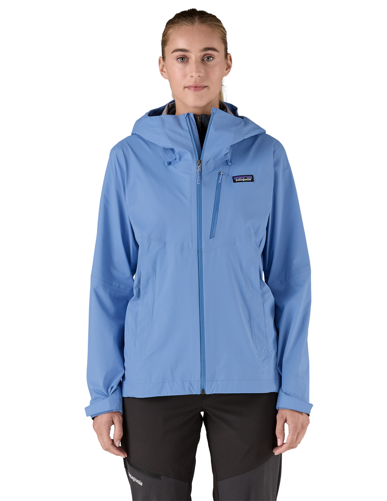 Veste Imperméable Patagonia Granite Crest Femme Abundant Blue, vue portée de face