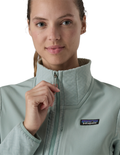 Patagonia Damen R2 Cross Strata Fleecejacke mit Kapuze