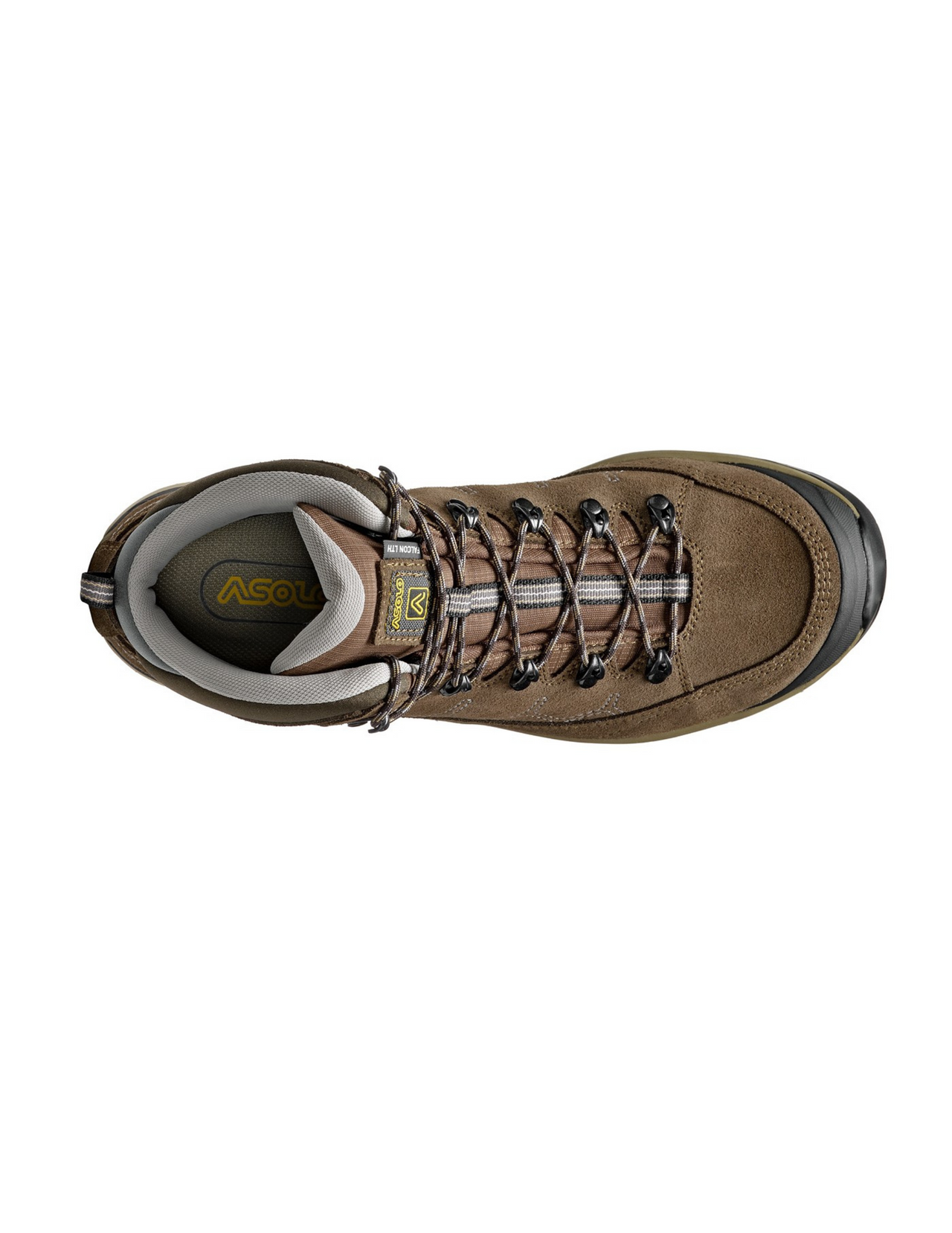 Chaussures de Randonnée Asolo Falcon Evo Leather Gore-Tex/Vibram Homme Dark Brown, vue de haut