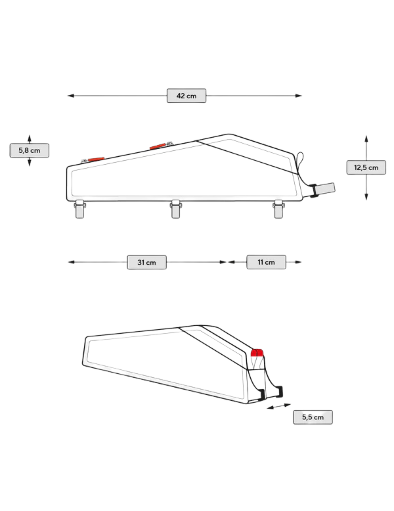 TopTube Fahrradtasche