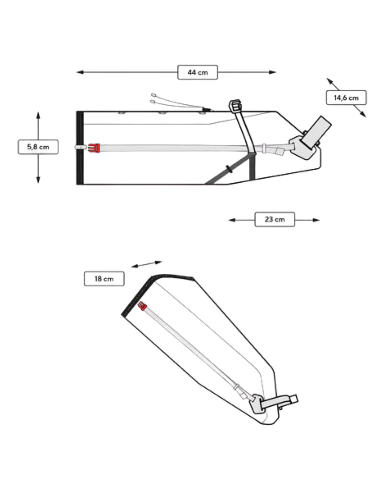 Sacoche de Selle Cyclite Large