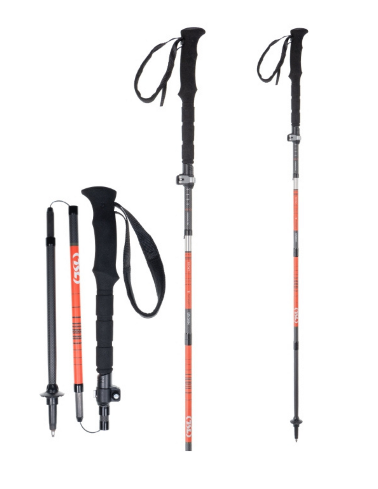 TSL Hiking Carbon 5 Cross-Wanderstöcke