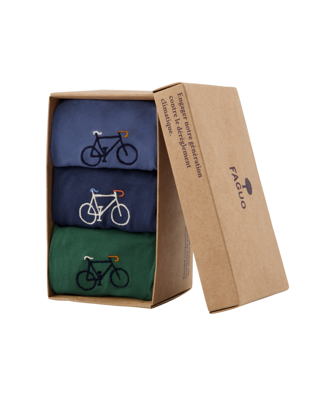 Packung mit 3 Faguo-Boxern