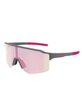 Cébé Outflow Lite Matt Hellgraue Sonnenbrille - Vario Gray Rose Red Mirror Photochromic