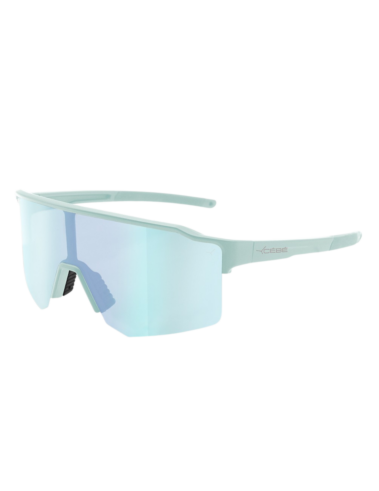 Lunettes de Soleil Cébé Outflow Lite Matt Light Blue - Vario Grey Ice Blue Mirror Photochromic