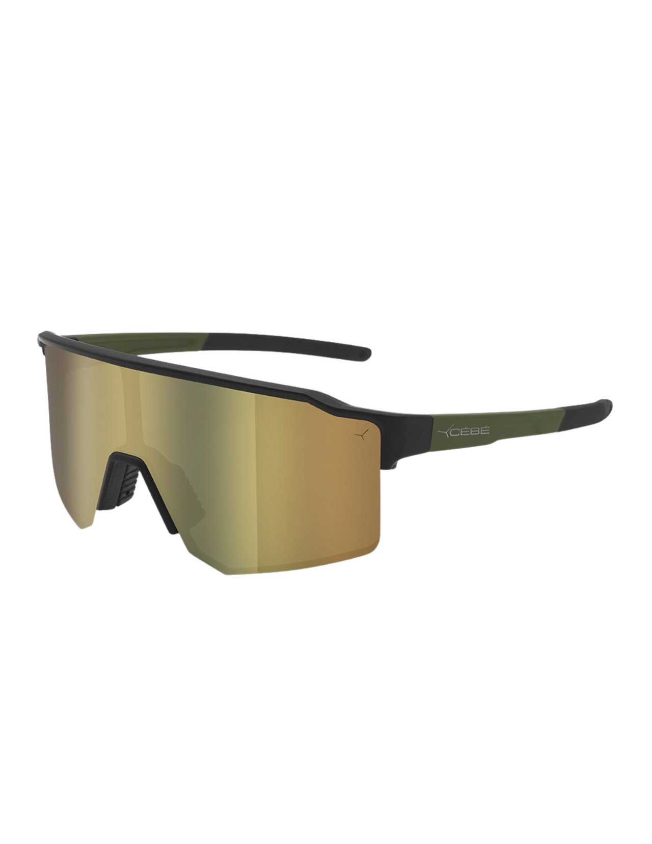 Cébé Outflow Lite Matt Black Khaki - Bronze Mirror Sonnenbrille