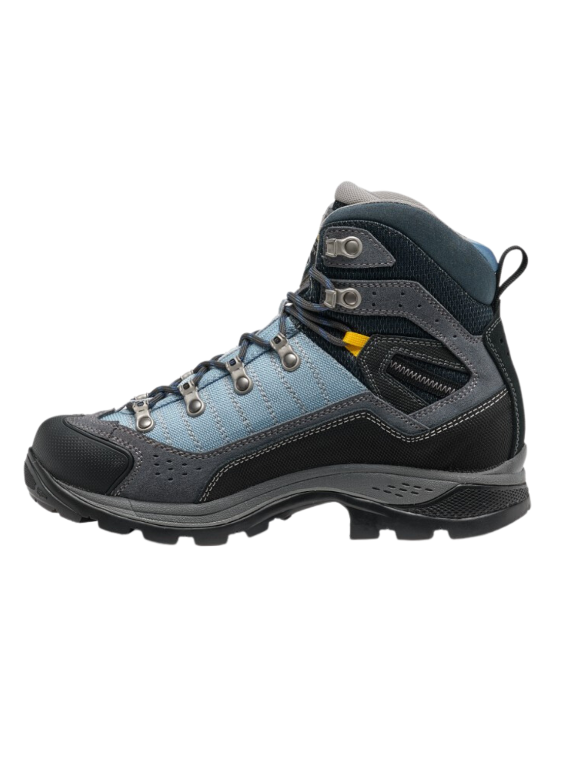 ASOLO Drifter Gore-Tex Vibram Evo - Chaussures de Randonnée Femme durables imperméables Semelle Vibram Duo Radiant MegaGrip Tige Cuir Couleur Petroleum, vue côté gauche