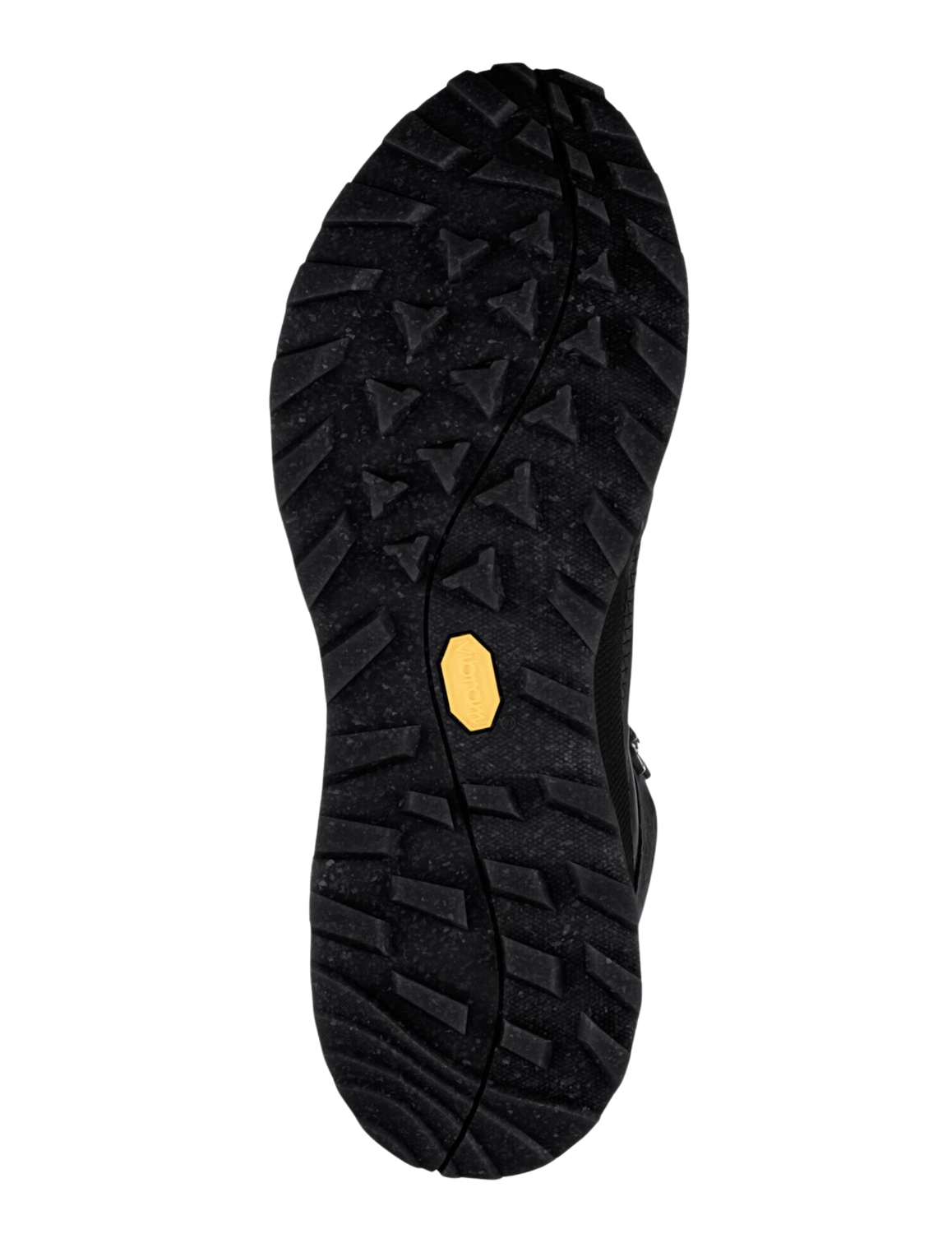 Chaussures de Randonnée Homme Jack Wolfskin Terraquest Texapore Mid résistantes cuir nubuck cordura Semelle Vibram Ecostep Couleur Black, vue détail semelle