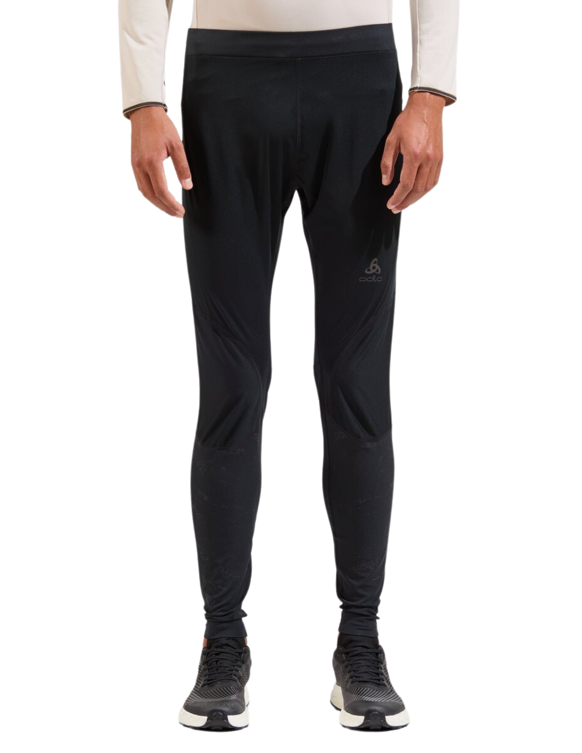 ODLO Odlo Zeroweight Reflective Warm Men s Running Tights Black Men s trail running tights and pants Muule