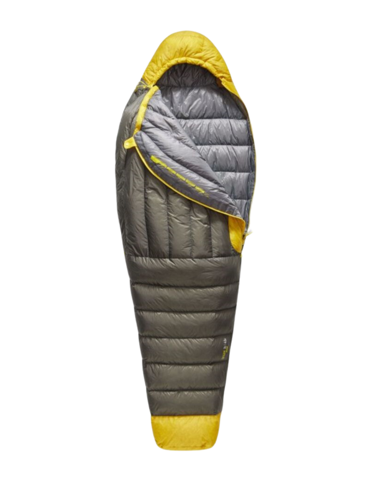 Sac de Couchage Sea to Summit Spark -18° Regular, jaune et gis, vue intérieure