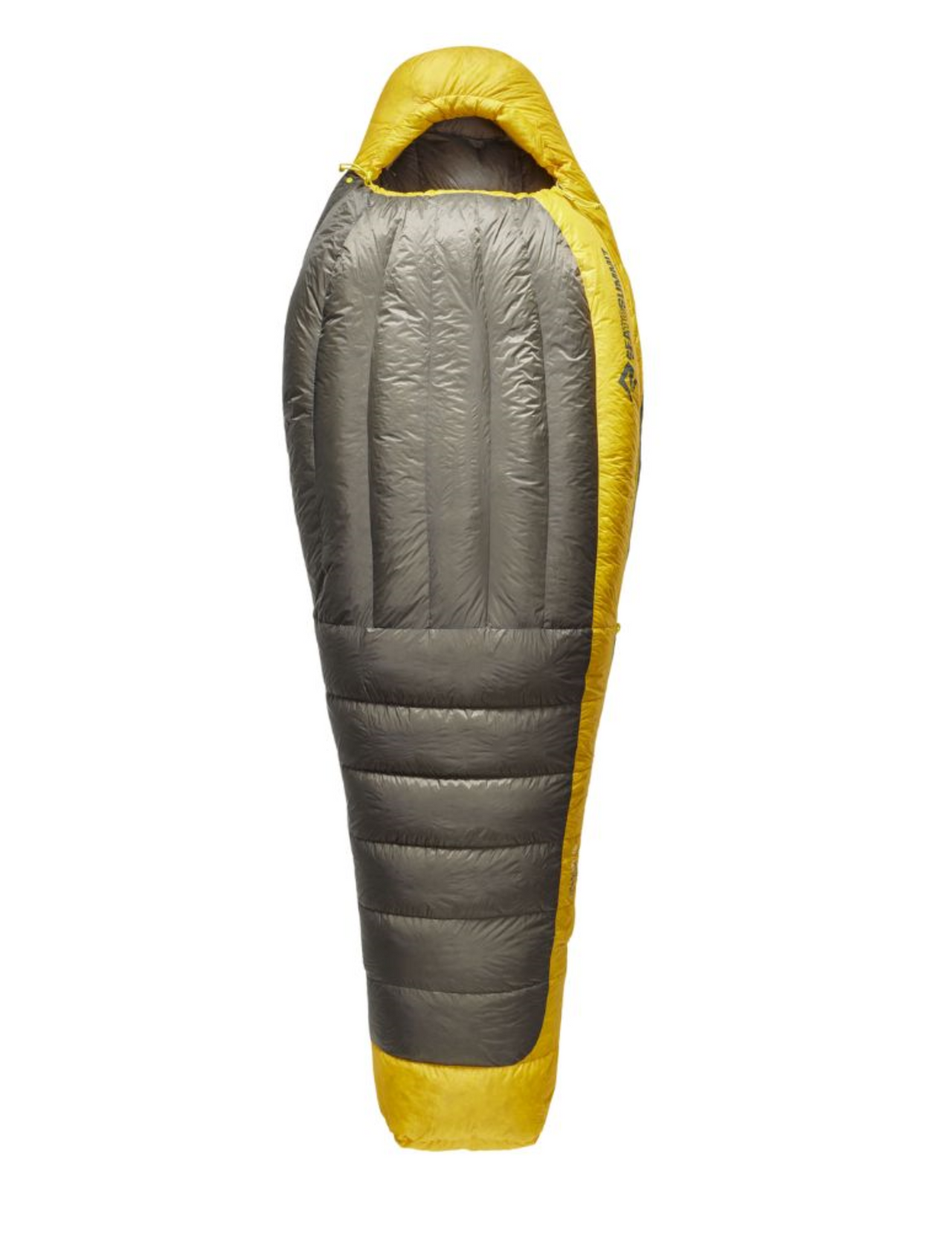 Sac de Couchage Sea to Summit Spark -9° Long, jaune et gris, vue de face