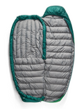 Sea To Summit Ascent -1 Long - Sac de couchage homme +3°C bivouac Plume 750 cuin confort polyvalent 897g 6,4L Ouverture intégrale Jumelable, vue détail ouverture intégrale