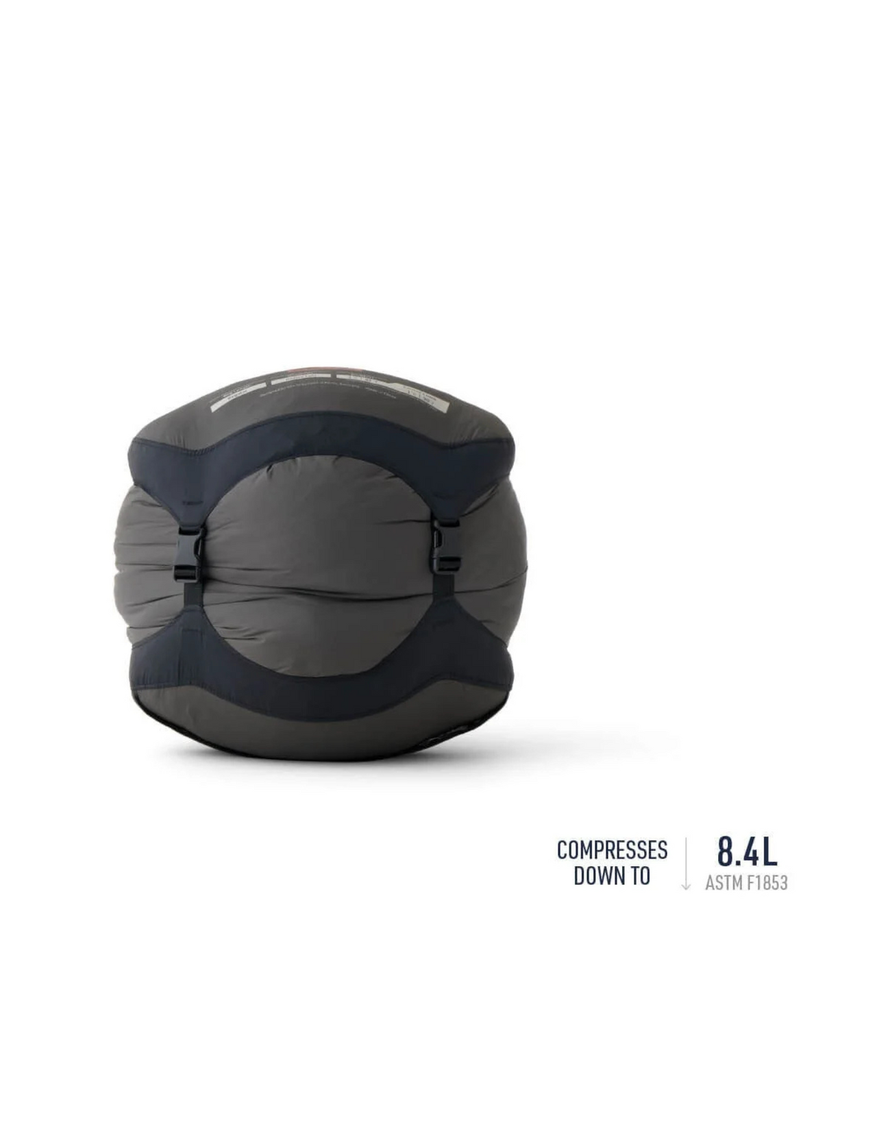 Sea To Summit Hamelin -1 Regular - Sac de couchage homme +3°C bivouac synthétique confort polyvalent 1220g 8,4L Ouverture intégrale, vue dans sac de rangement