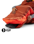 Sea To Summit Hamelin -9 Regular - Sac de couchage homme -3°C synthétique bivouac confort respirant 1626g 14L Ouverture intégrale, vue détail ouverture pied