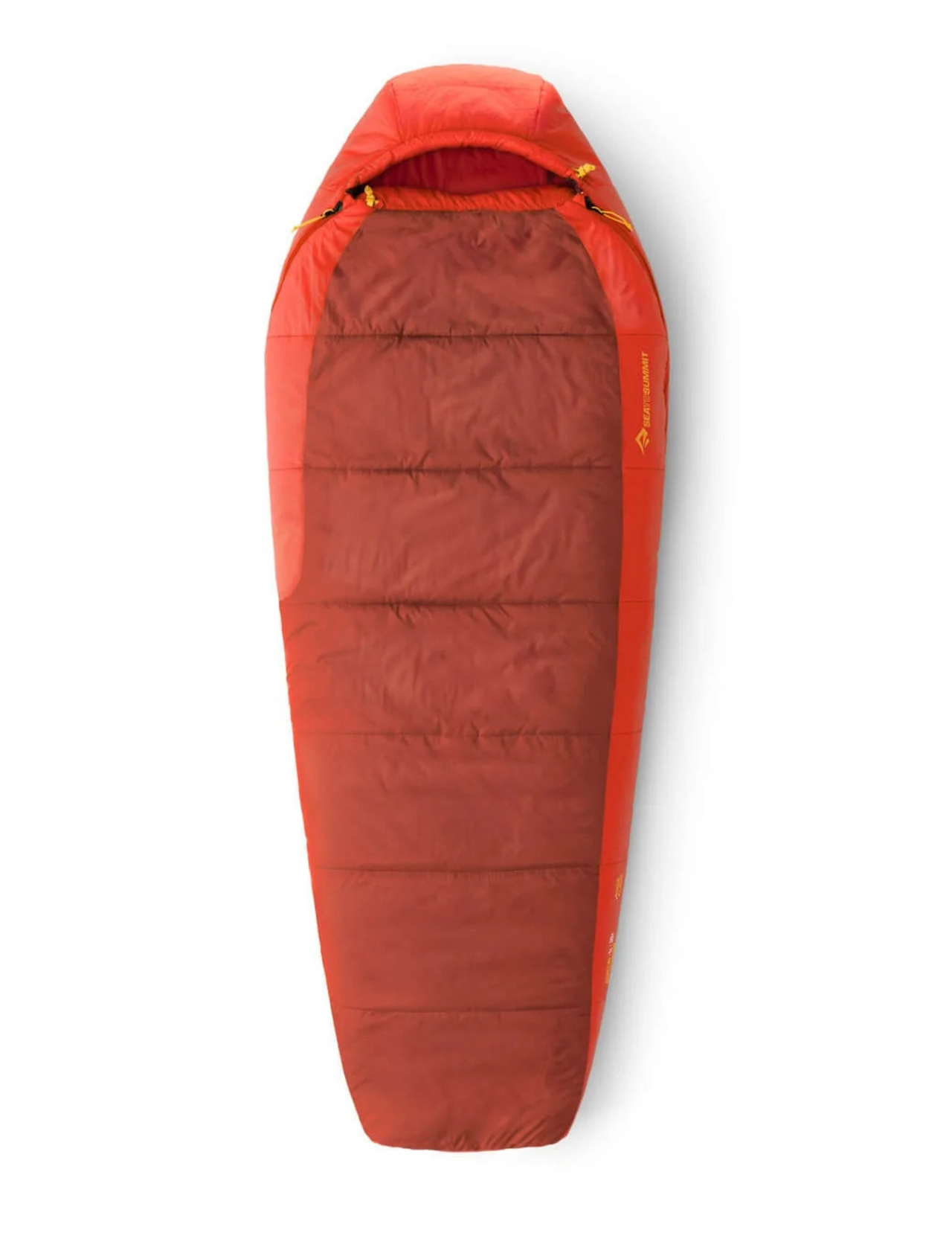 Sea To Summit Hamelin -1 Long - Sac de couchage homme +3°C bivouac Plume 750 cuin confort polyvalent 1359g 9,6L Ouverture intégrale, vue de face