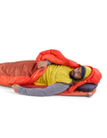 Sea To Summit Hamelin -1 Long - Sac de couchage homme +3°C bivouac Plume 750 cuin confort polyvalent 1359g 9,6L Ouverture intégrale, vue portée