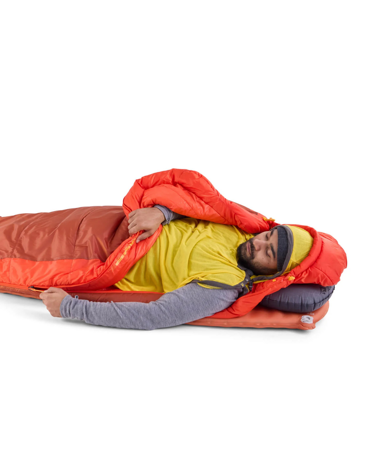 Sea To Summit Hamelin -1 Long - Sac de couchage homme +3°C bivouac Plume 750 cuin confort polyvalent 1359g 9,6L Ouverture intégrale, vue portée