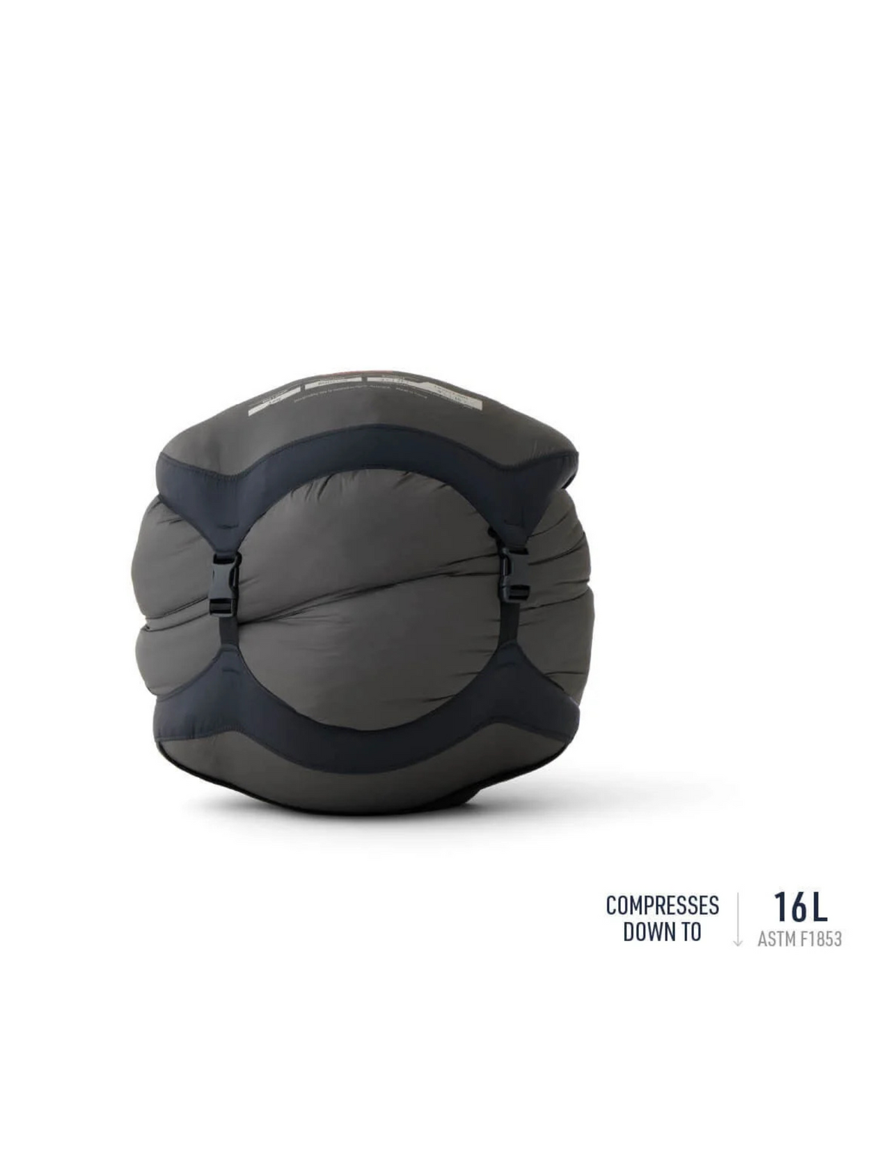 Sea To Summit Hamelin -9 Long - Sac de couchage homme -3°C synthétique pour bivouac confortable respirant 1837g 16L Ouverture intégrale, vue détail sac de rangement