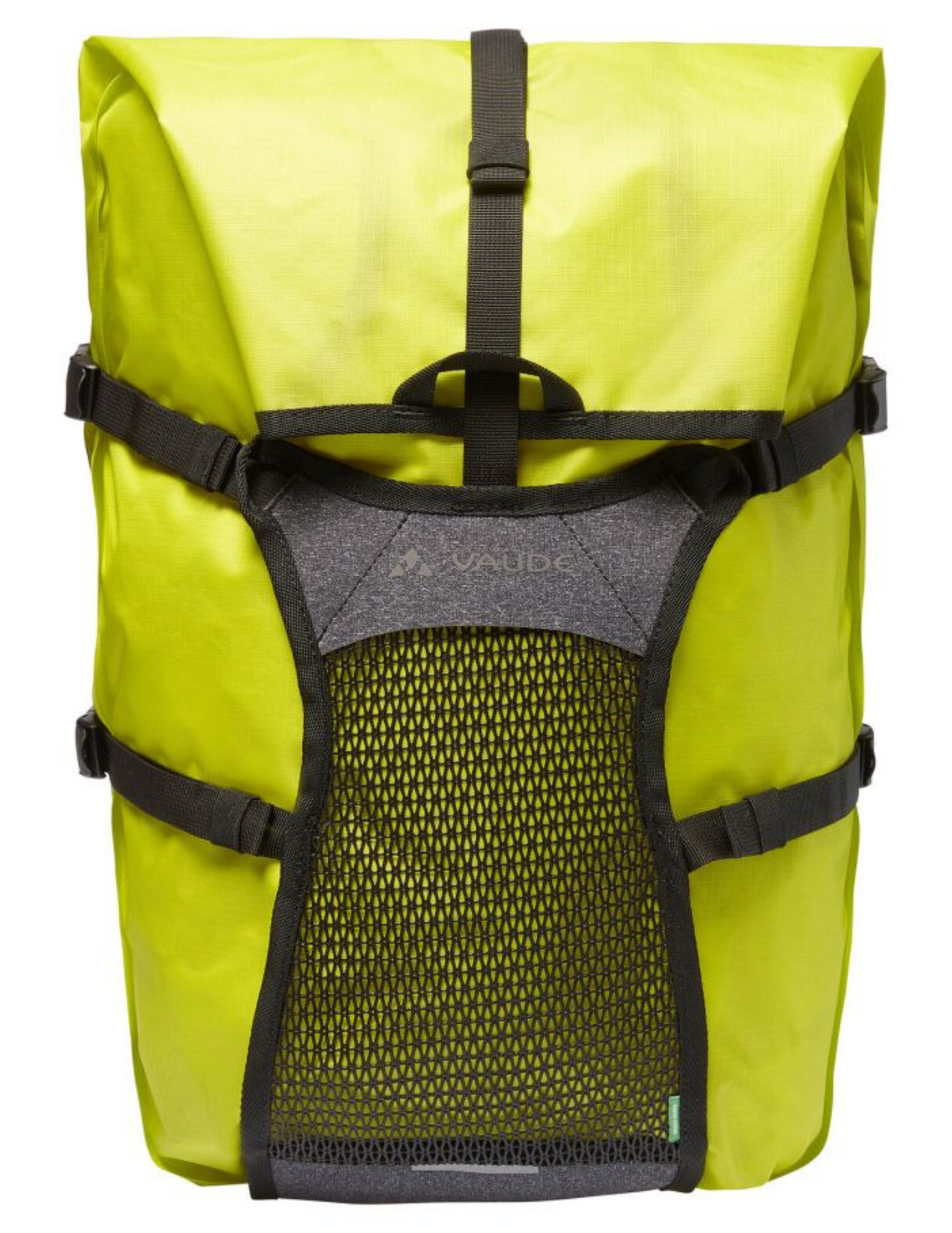 Sacoche de Roue Arrière Vaude Trailcargo Bright Green/Black : idéale pour le vélotaf et la randonnée à vélo