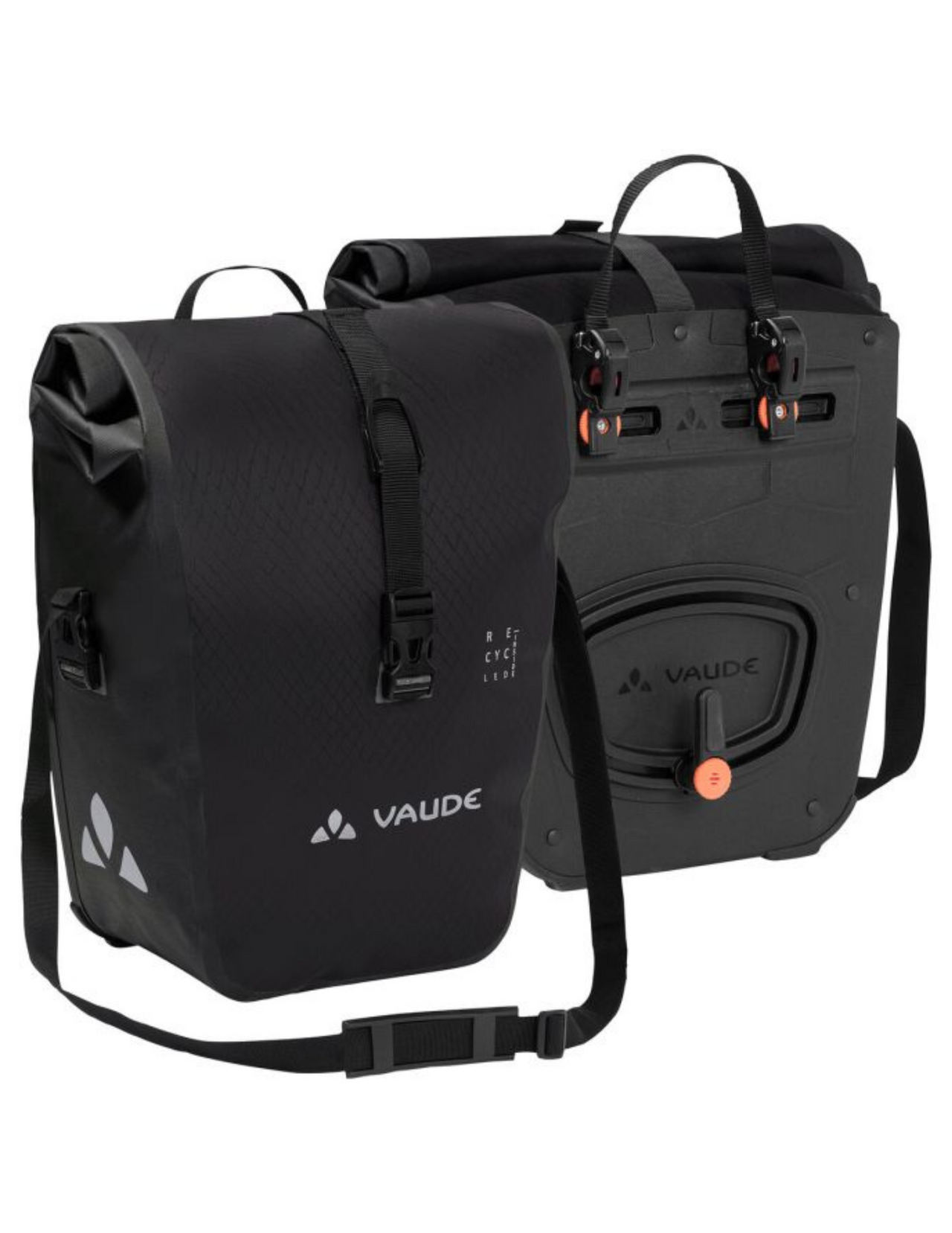 Sacoches Vaude Aqua Front Black : idéales pour le vélotaf et la randonnée à vélo