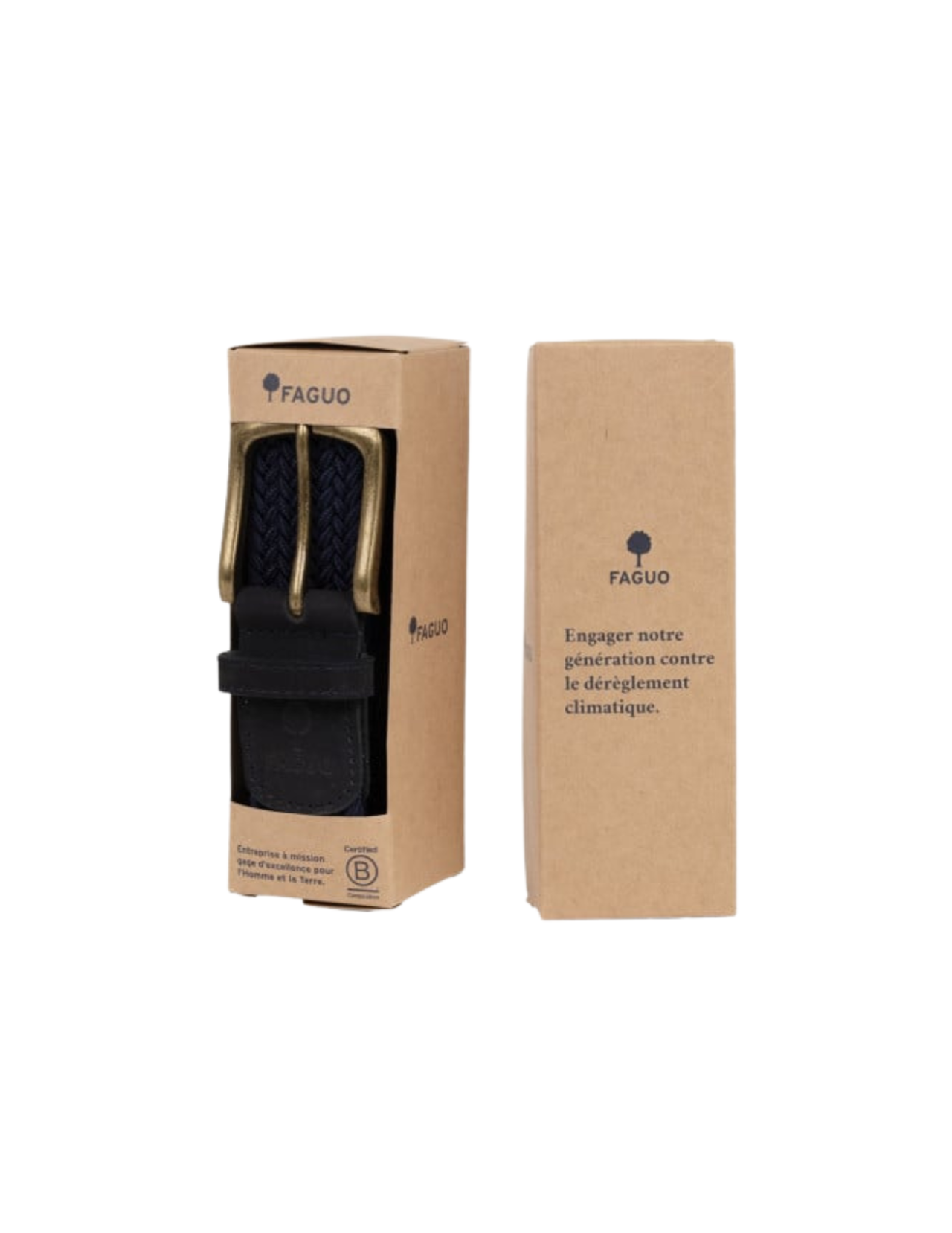 Faguo Klassischer gewebter Gürtel