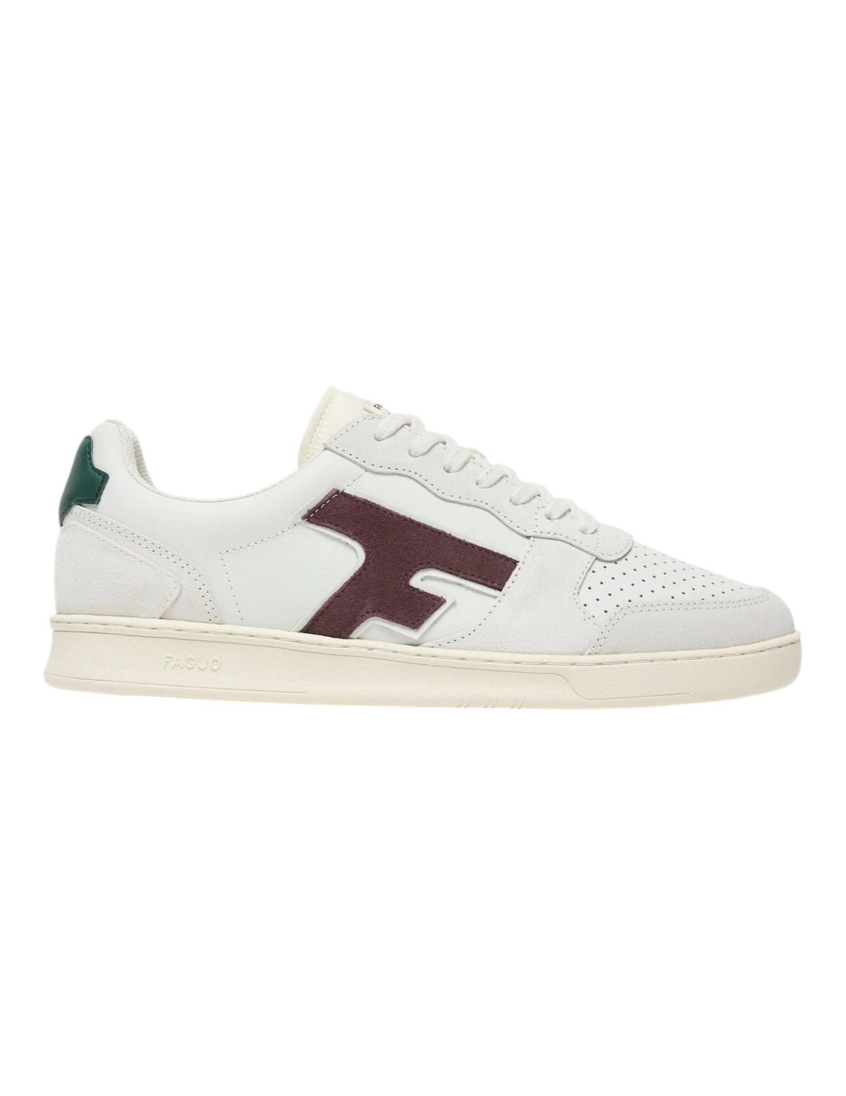 Baskets Faguo Hazel Leather/Suede Homme SEA_vue 1