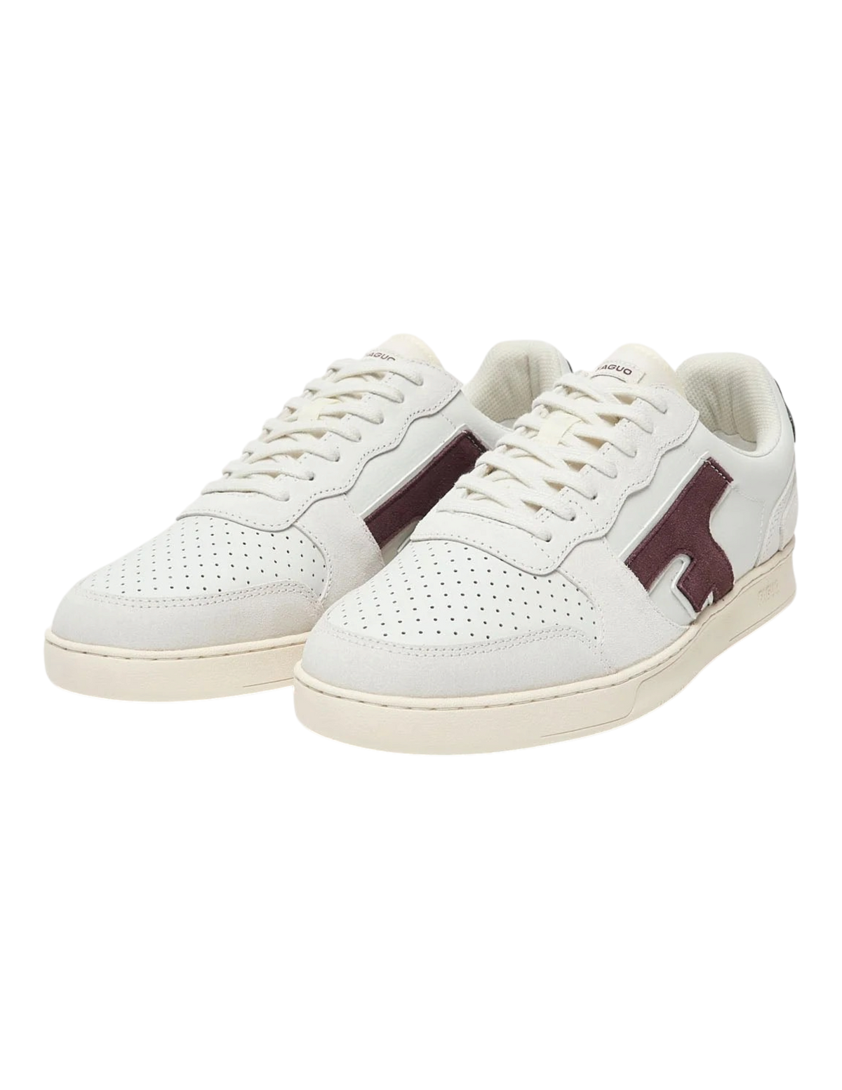 Baskets Faguo Hazel Leather/Suede Homme SEA_vue 2