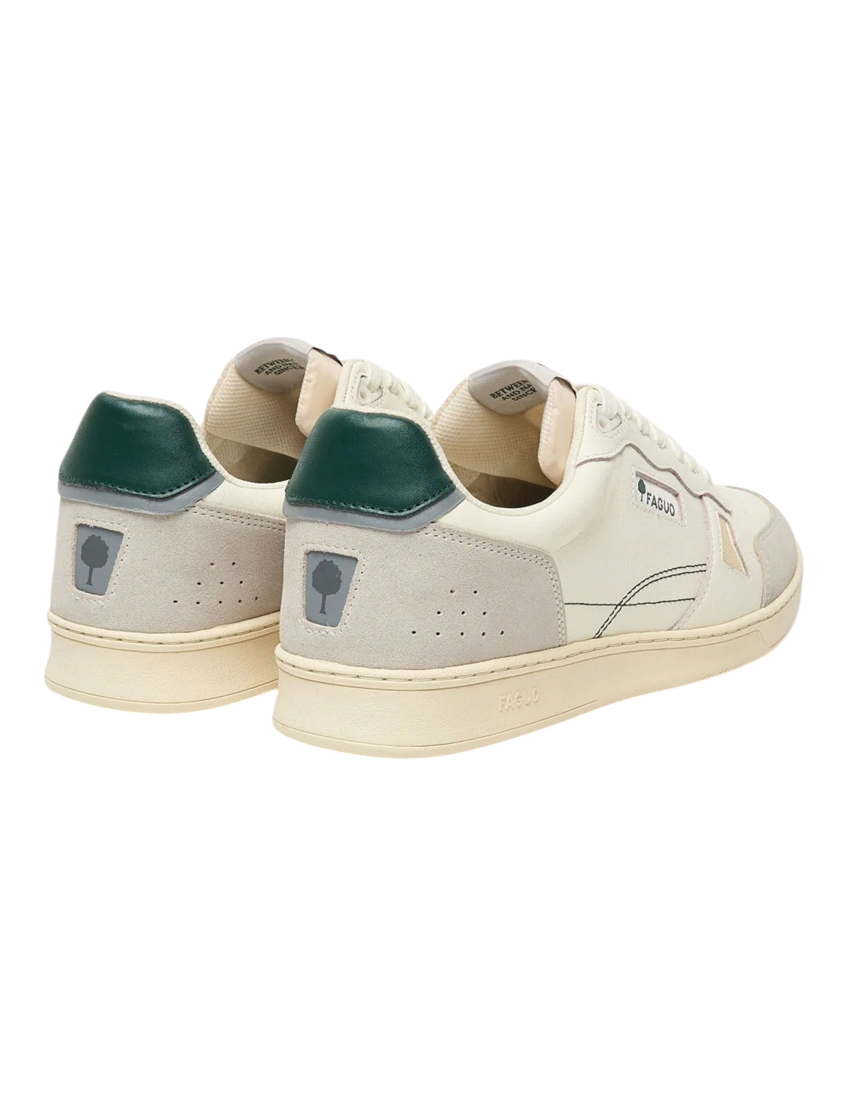 Baskets Faguo Commute 1 Leather/Suede Homme SEA_vue 3