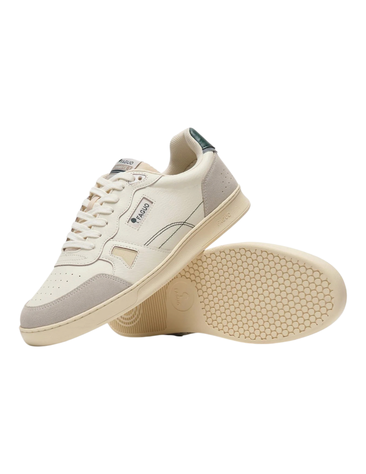 Baskets Faguo Commute 1 Leather/Suede Homme SEA_vue 6