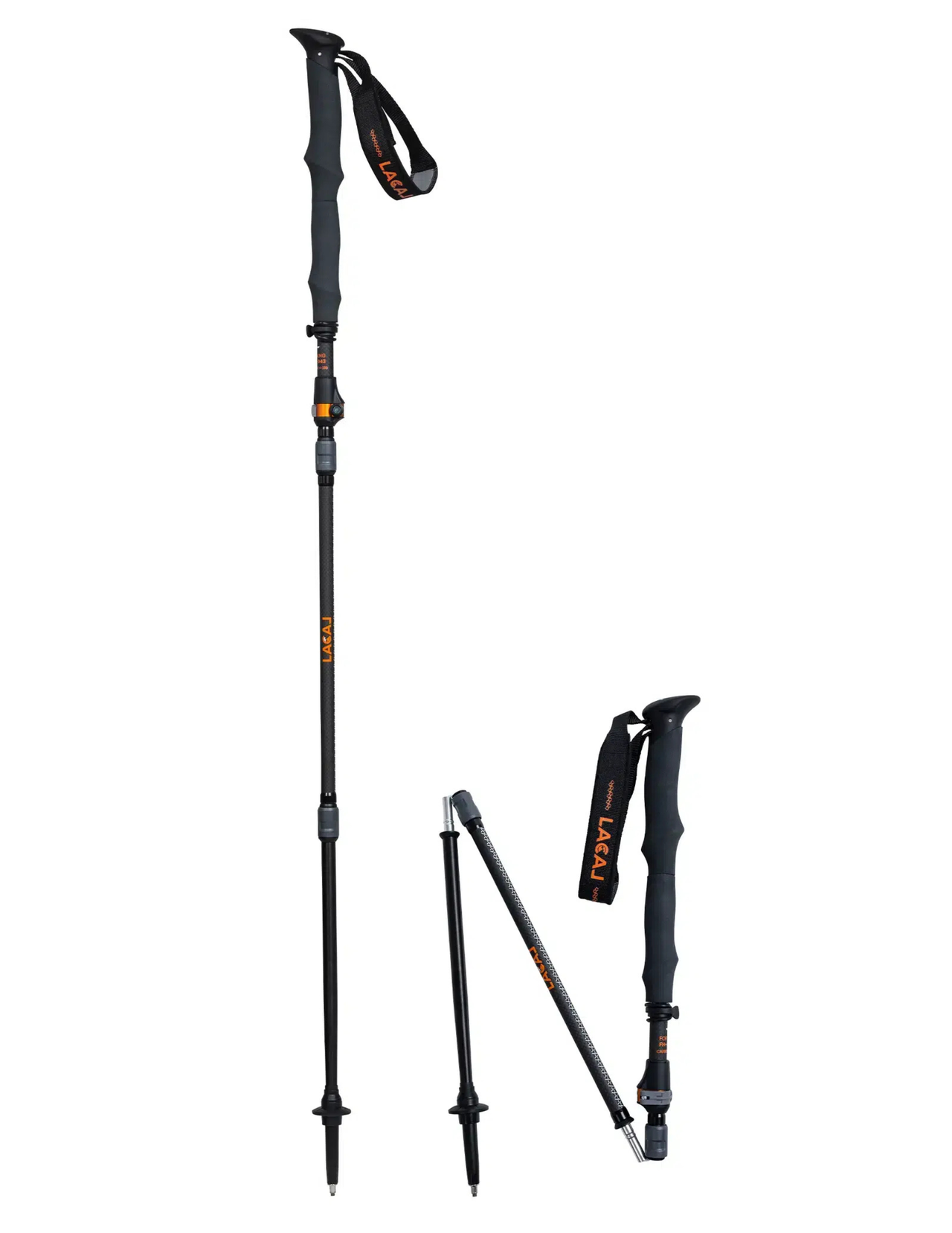 Lacal Quick Stick Compact Carbon 135 Hiking Poles