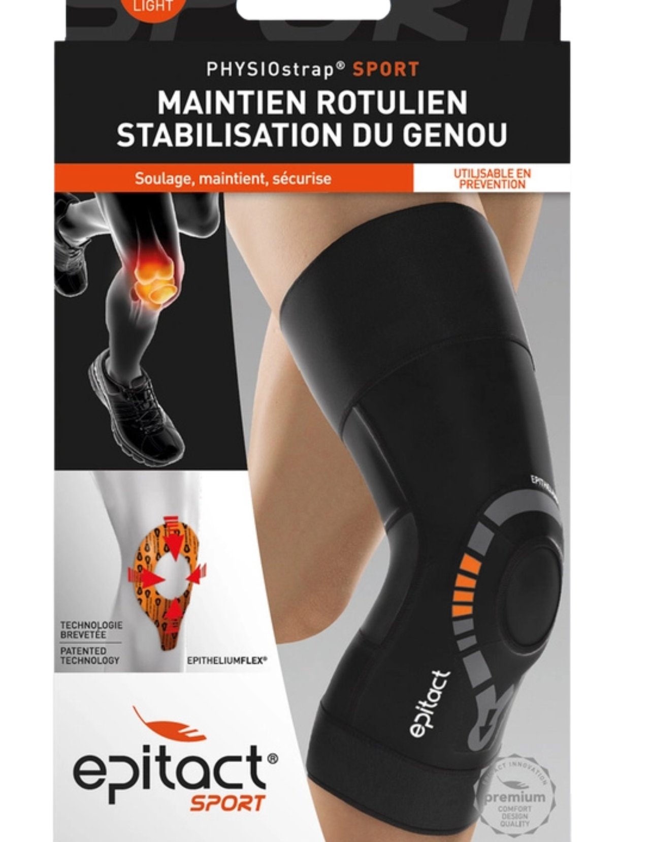 Genouillère Epitact Physiostrap Sport