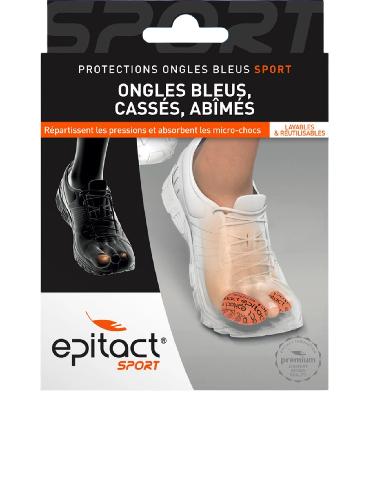 Protège-Orteils Epitact Sport Ongles Bleus x2
