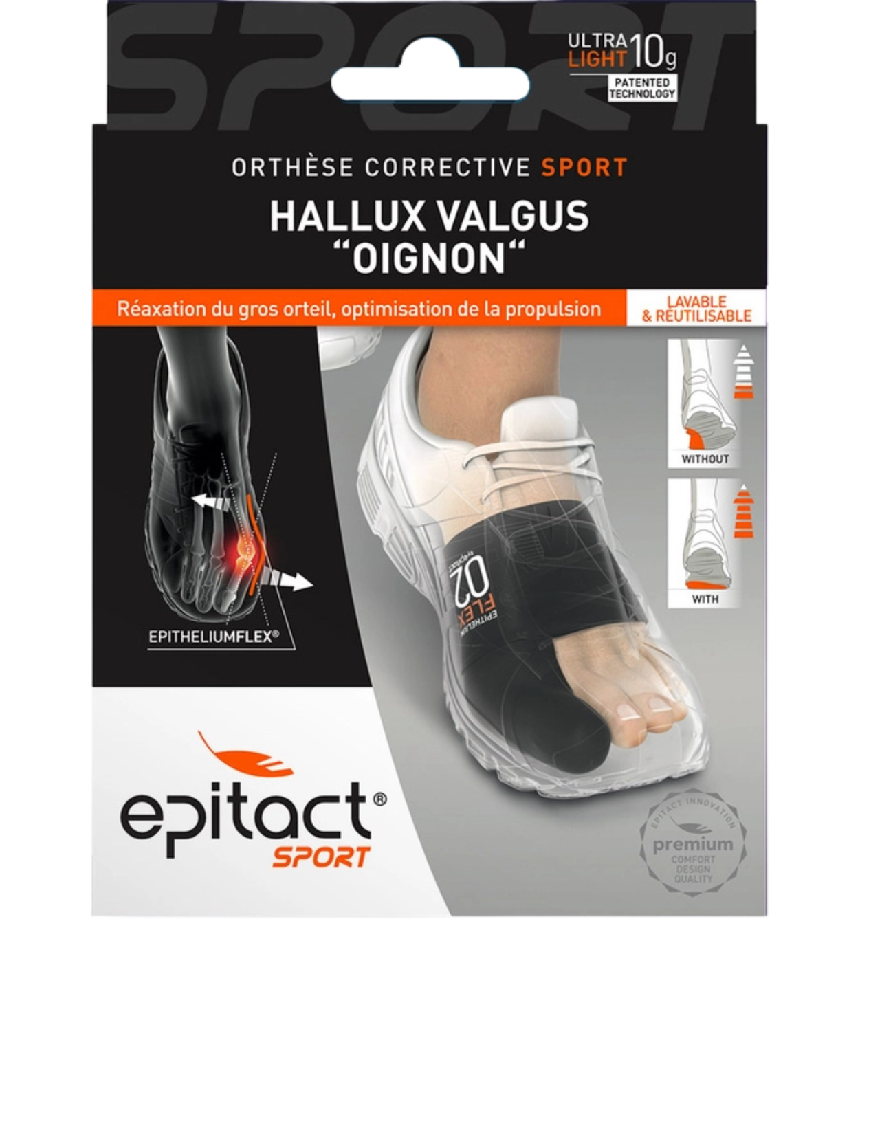 Orthèse Corrective Epitact Hallux Valgus Sport