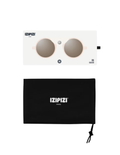 Izipizi Glacier #G Schwarze Sonnenbrille mit intensivem Licht