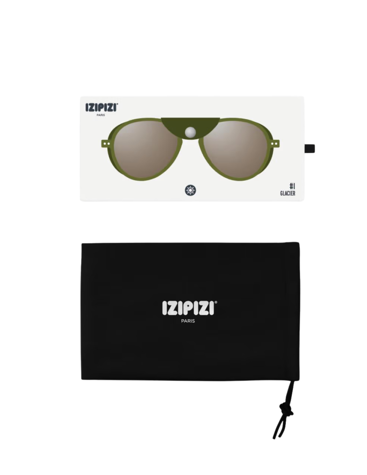 Izipizi Glacier Sonnenbrille #I Eisblau Gutes Wetter