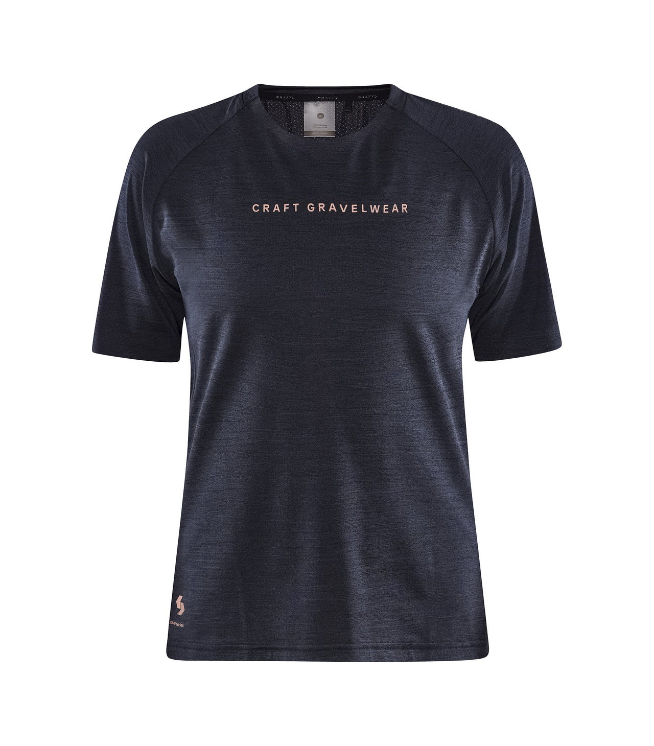 fahrradbekleidung craft CRAFT Craft ADV Gravel Kurzarm-Radsport-T-Shirt für Damen Schwarz/Melange ,Fahrradtextilien
