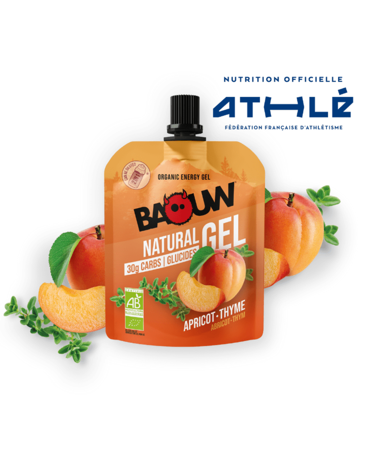 Baouw Aprikosen-/Thymian-Energiegel 85 g