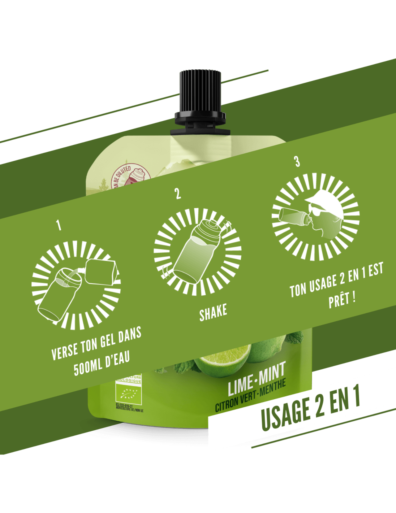 Baouw Energie-Gel Limette/Minze 85 g