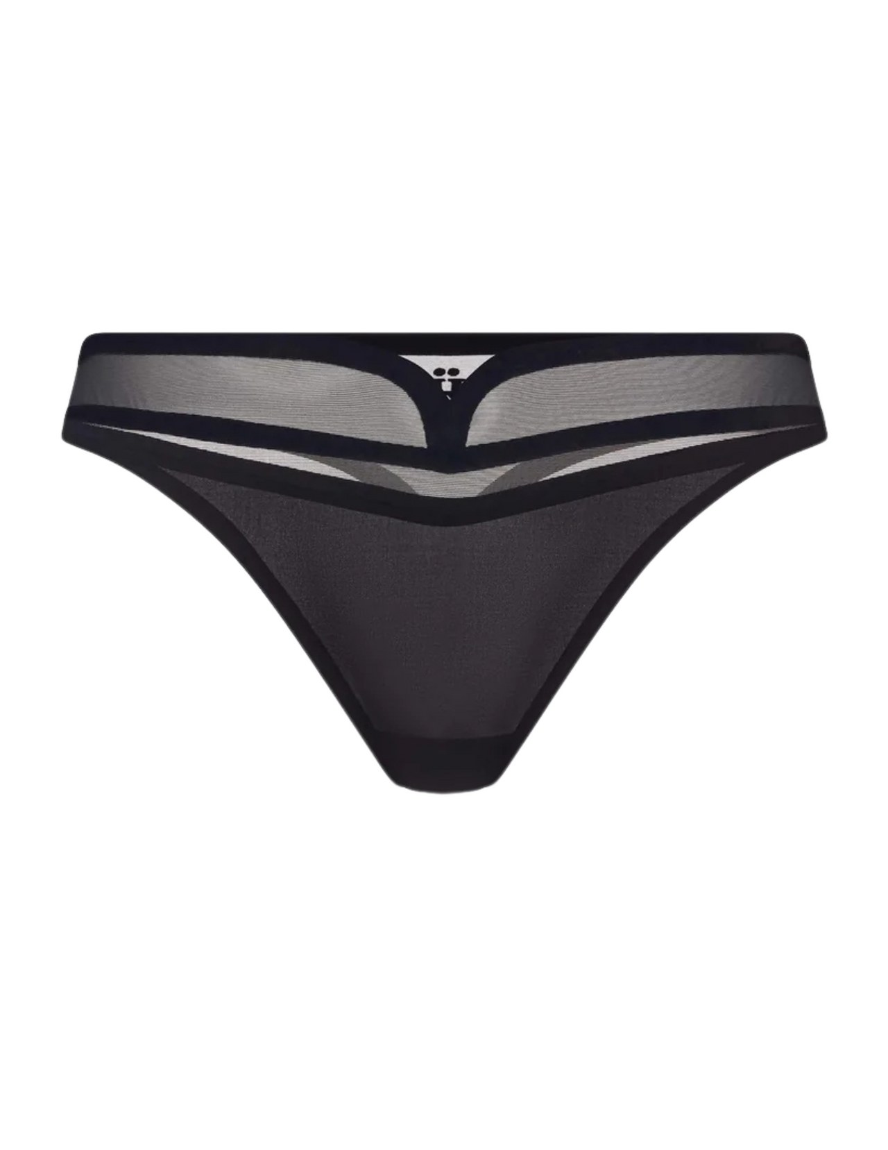 Culotte string modal - Gris/Fleurs | la Vie en Rose Culotte string modal - Gris/Fleurs | la Vie en Rose