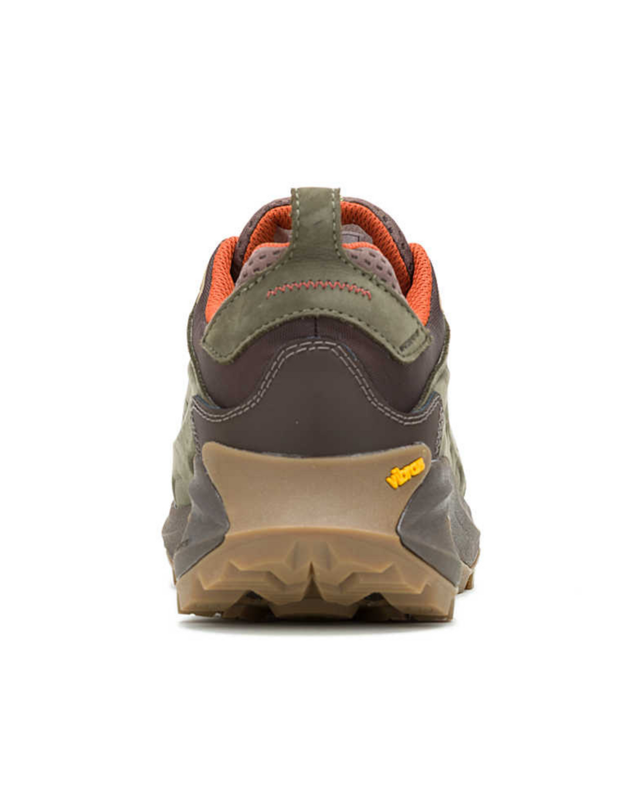 Chaussures de Randonnée/Trail Merrell Moab Speed 2 Leather Waterproof Homme Olive, imperméable, vue arrière