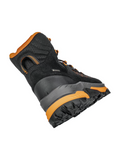 Chaussures de Randonnée Lowa Corvara Gore-Tex Mid Homme Black/Orange, vue arrière
