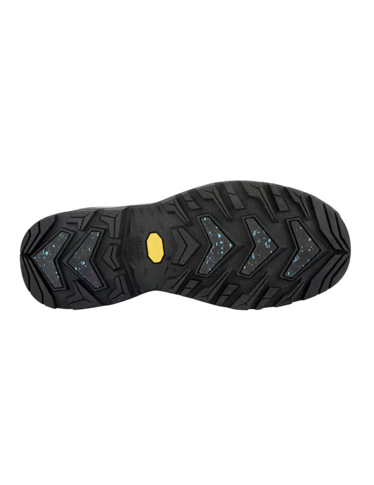 LOWA Renegade Evo Ice Gore-Tex Chaussures de randonnée hiver haute homme imperméables, chaudes Cuir Semelle vibram arctic grip couleur Black/Honey, vue détail semelle