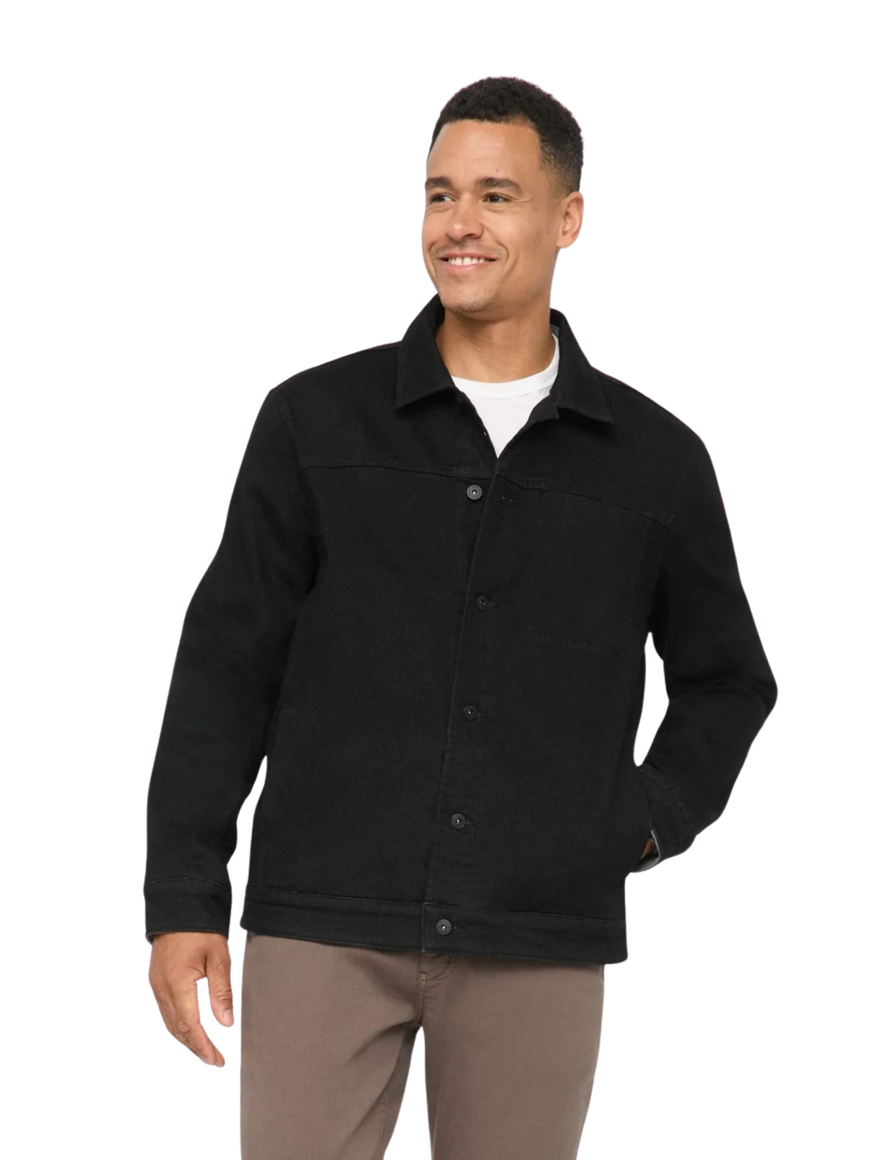 Men's Duer Tech Fleece Denim Jacket