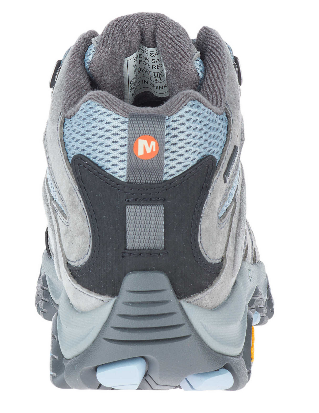 Chaussures de Randonnée Femme Merrell Moab 3 Mid Gore-Tex, couleur Altitude, vue arrière