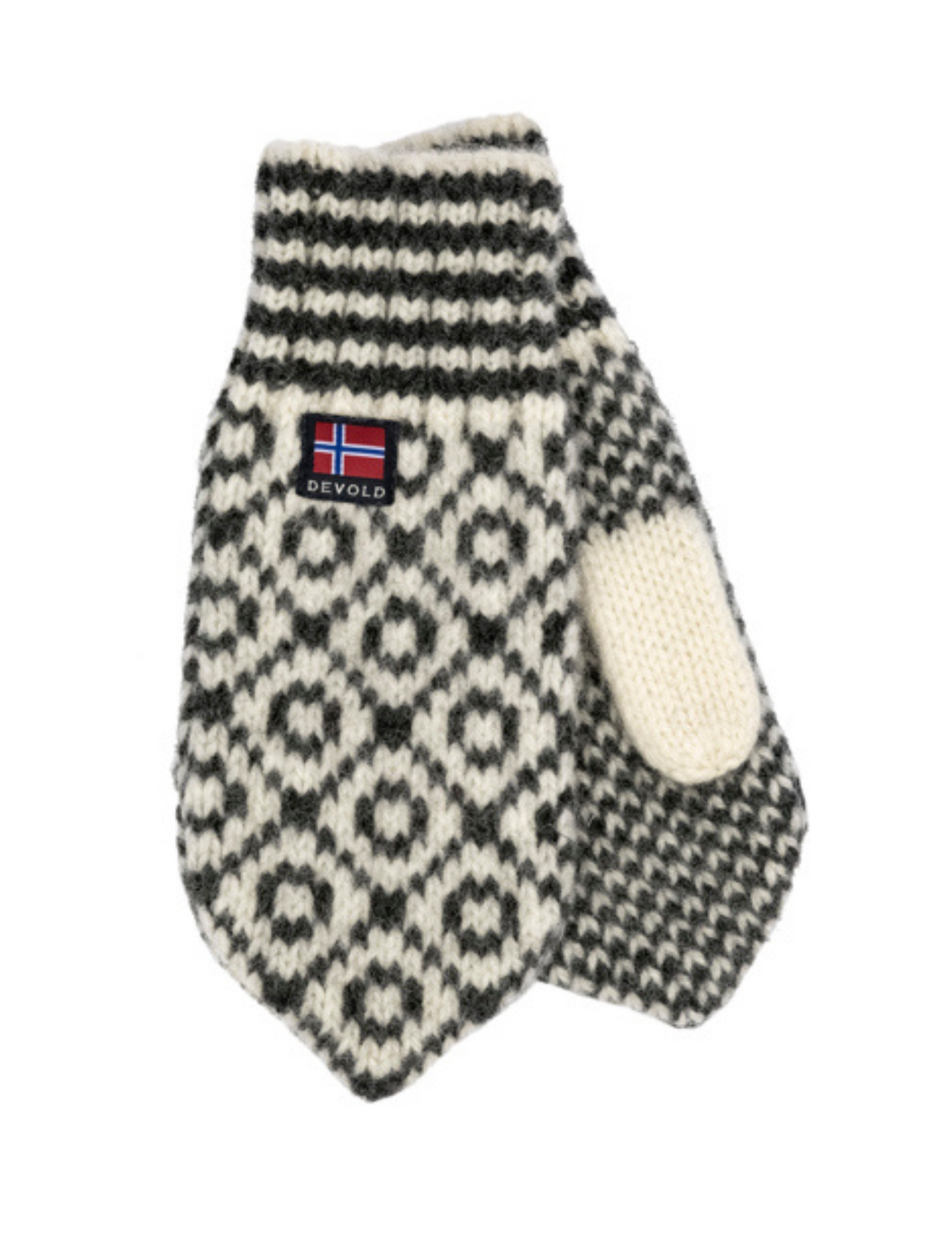 DEVOLD Devold Svalbard Fäustlinge OffWhite/Anthrazit ,Lifestyle-Handschuhe und Hüte