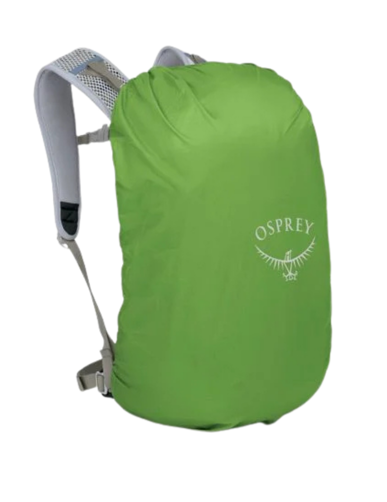 Sac à Dos de Rando Osprey Hikelite 26L gris, housse de pluie