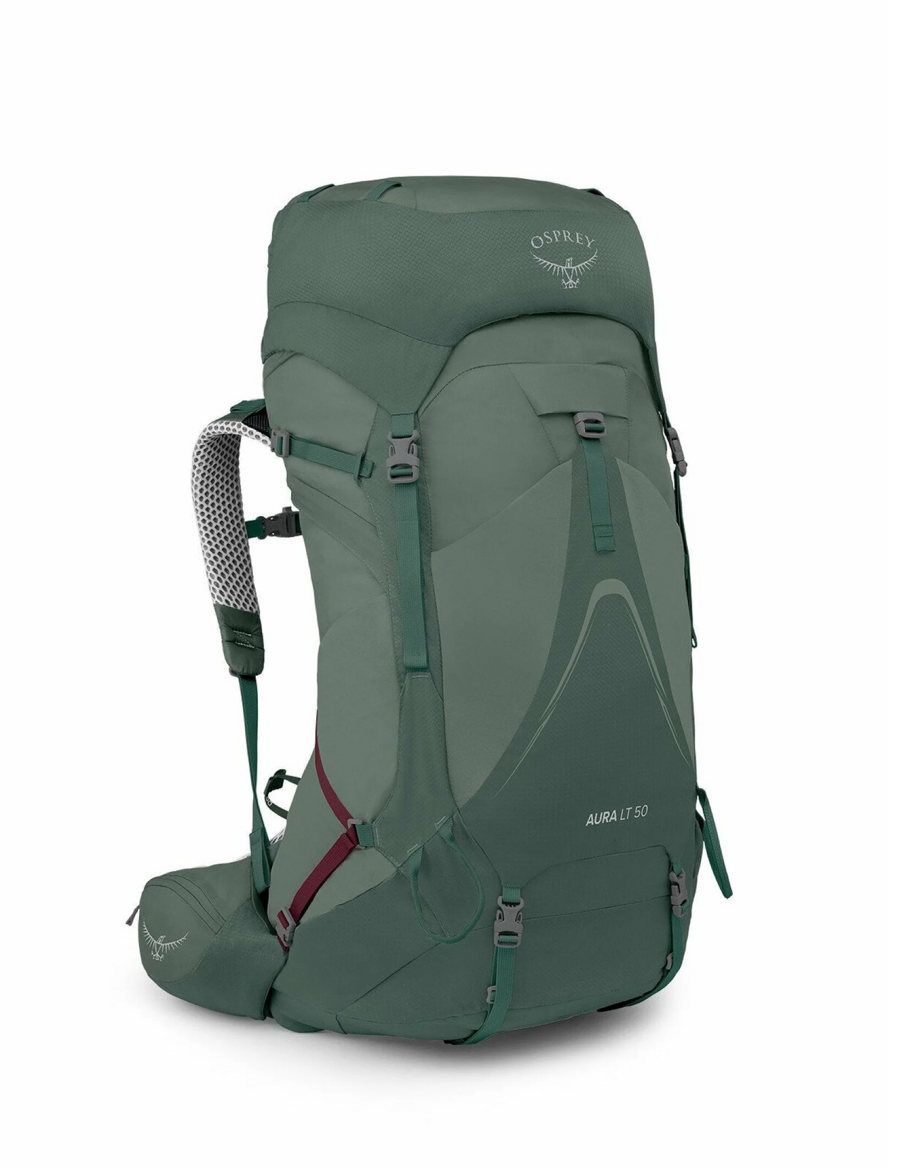 Sac à dos de randonnée Osprey Aura AG LT 50L Femme, couleur koseret darjeeling