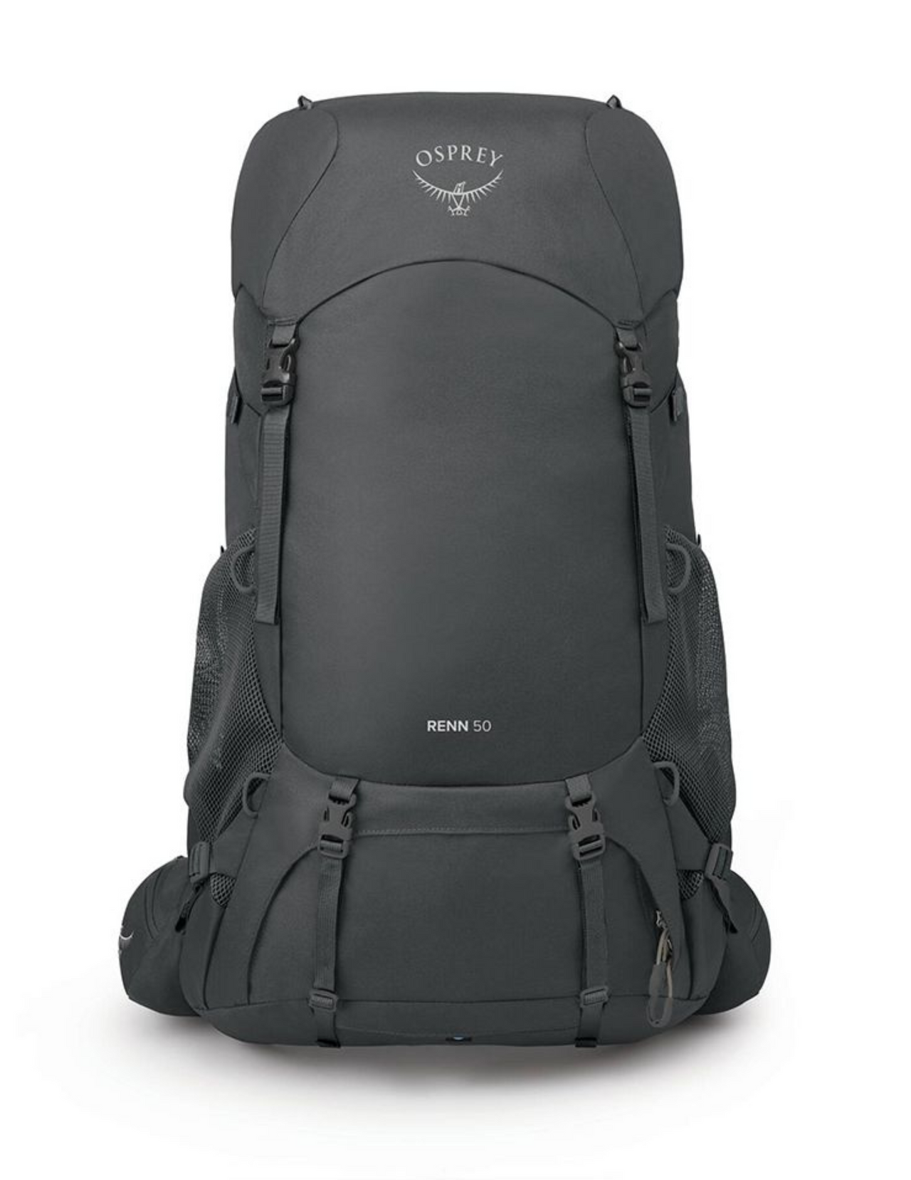 Sac à dos de randonnée Osprey Renn 50L Femme, couleur noire, vue avant