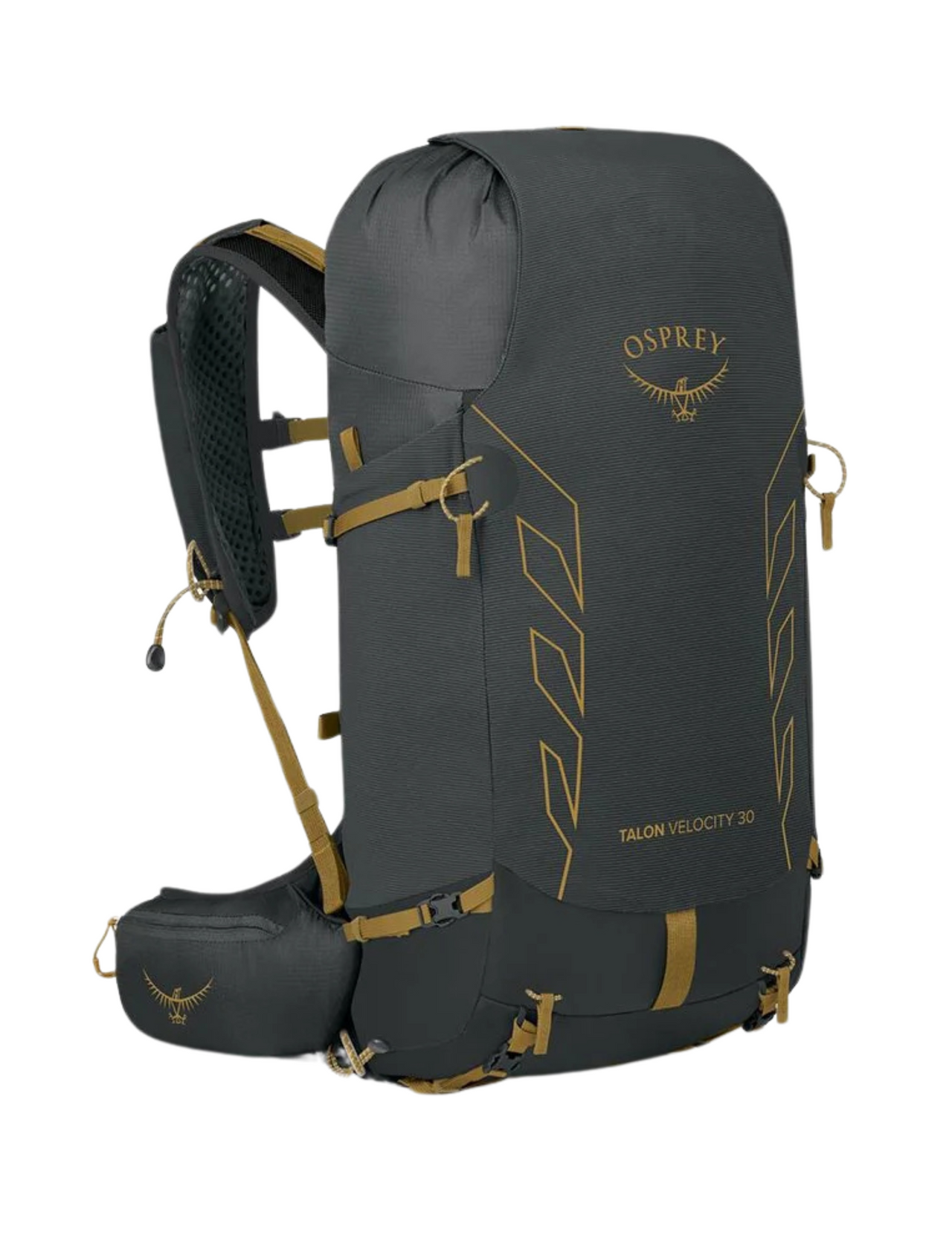 wanderrucksack herren klein OSPREY Osprey Talon Velocity 30 Herren-Wanderrucksack Dunkle Kohle/Tumbleweed-Gelb ,Wander- und Trekkingrucksäcke