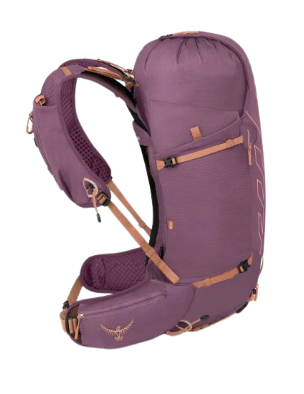 Sac à Dos de Randonnée Osprey Tempest Velocity 30L Femme, couleur violet, vue de profil